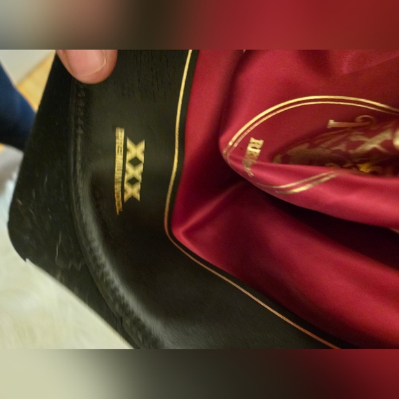 Resistol Texas Ranger  Black Hat XXX Premium Wool Size 7 3/8- 59 - Picture 2 of 16